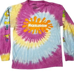 Nickelodeon Rugrats Tie Dye Long Sleeve Graphic T-Shirt Men’s M